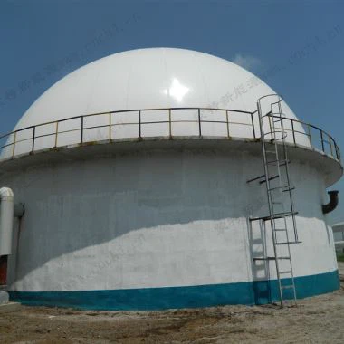 Membraanbussen met dubbel membraan voor opslag van methaan