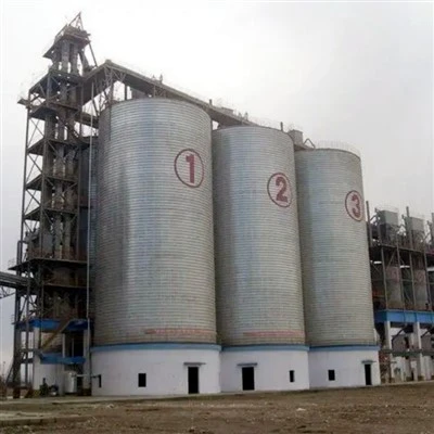 Spiraalsilo voor graanopslag